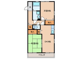 リマーニ江松の物件間取画像